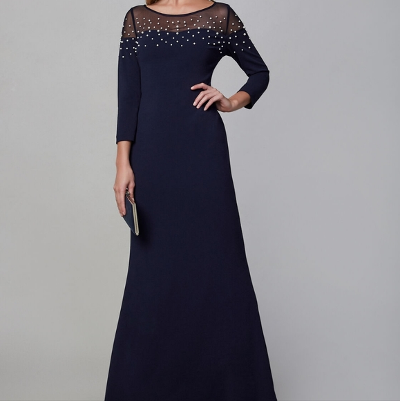 Karl Lagerfeld Pearl Bodice Dress - Picture 2 of 5